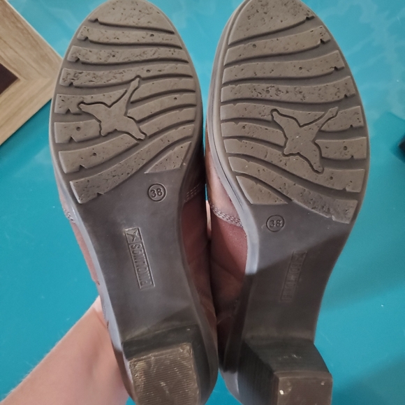 Pikolinos Leather Slip-on Heeled Bootie - Picture 7 of 14